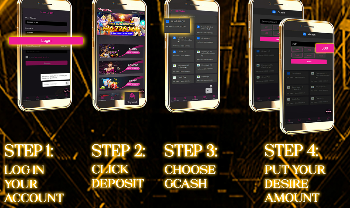 GCash QR Deposit Method 01 - Sugarplay Casino