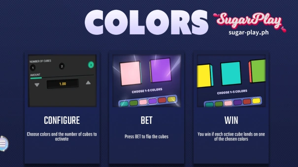 The most popular and classical Pinoy perya game - Colors Game has been online! Here for you to enjoy exciting game carnival and win big at home.