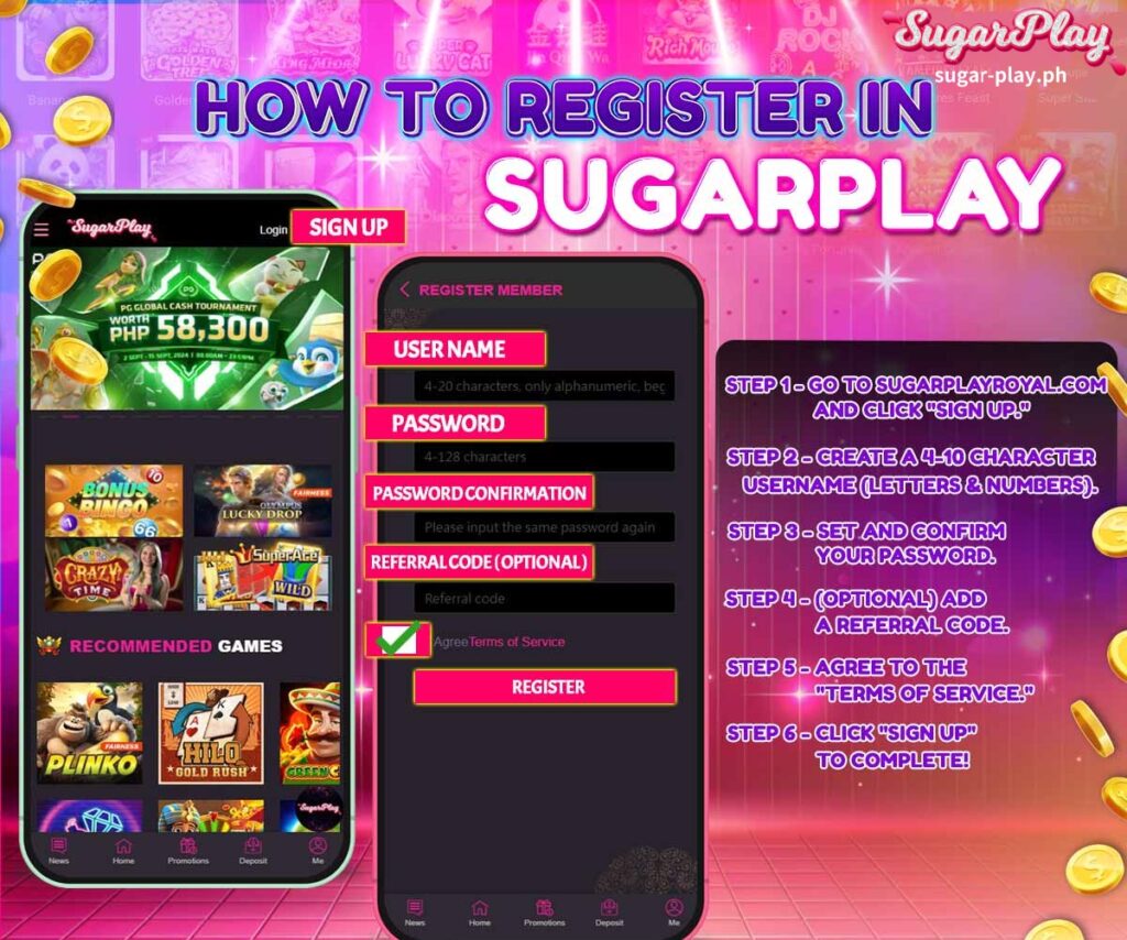 How to register on SugarPlay cockfighting?